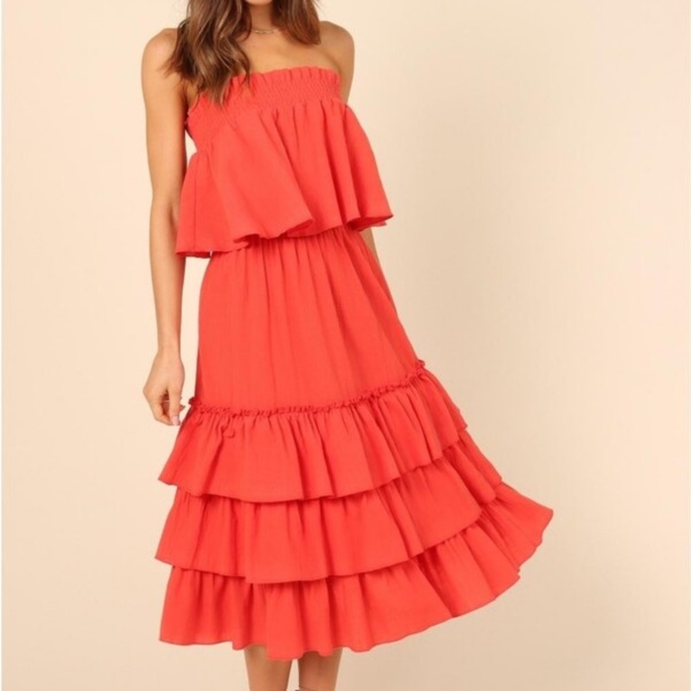 Petal & Pup - Tiarna Two Piece Set - Red - XS